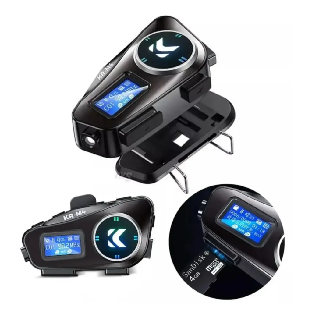 AUDIFONOS BLUETHOOTH PARA CASCO KR-M4