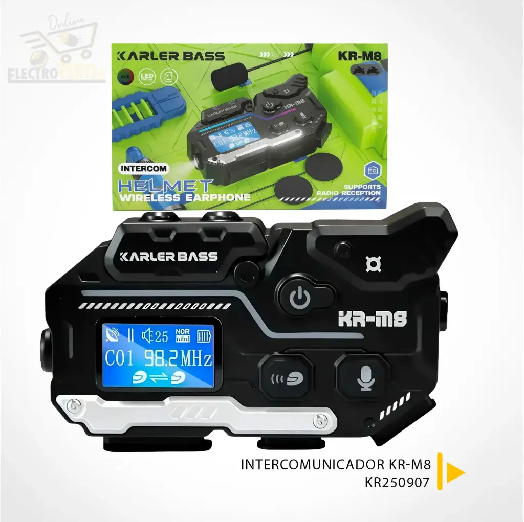 AUDIFONO PARA CASCO KR M8