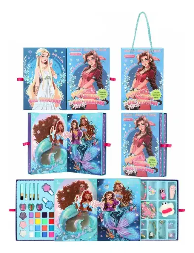 [ACC10915] LIBRO MAQUILLAJE PARA NIÑA LK 28552